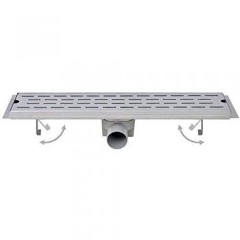 Duschrinnen Wellen Edelstahl 2er Pack 930 x 140 mm