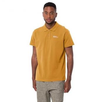 Jack Wolfskin Poloshirt „ESSENTIAL POLO M“ – S, Curry