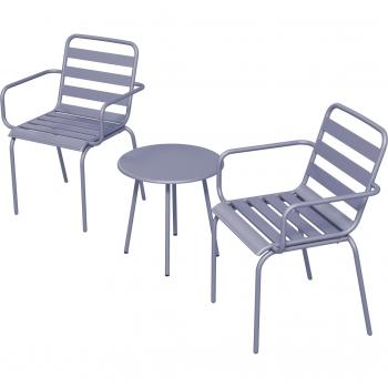 Bistro Compact Design Gris Clair