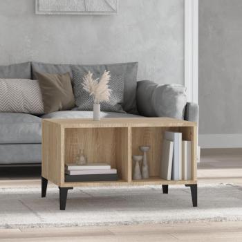Mesa de Estar VidaXL 60x50 cm em Carvalho