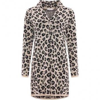 Zwillingsherz Cardigan Leo Trend mit Leo Muster