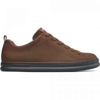 CAMPER Runner Men’s Brown Smooth Leather Athletic Shoe – US 6½