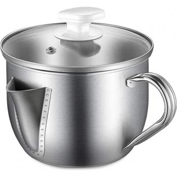 Séparateur d’huile 1000 ml, boîte à graisses, crépine & couvercle anti‑fuite – Idéal pour bateau