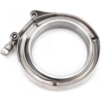 3 Inch Turbo Uitlaat RVS V-Band Klem 2 Stuks Flens Kit