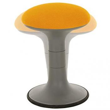 Tabouret STIER avec effet oscillant, assise 470 mm, rembourrage orange