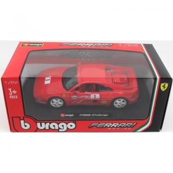 Bburago Ferrari F355 Challenge 1:18 Colore Rosso