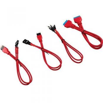 Corsair Kit de Extensión de Cable del Panel Frontal 30cm Rojo