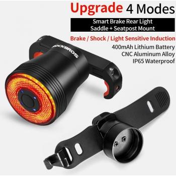 ROCKBROS BikeLight Pro: Freno de Luz y Resistente al Agua