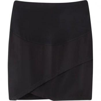 Jupe enveloppante de maternité blanche et noire
