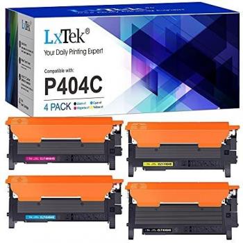 LxTek 4er-Pack Tonerkartuschen für Samsung CLT-Y404S