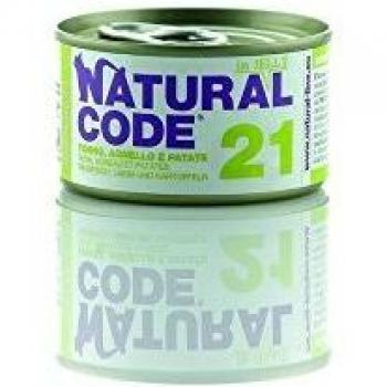 Cibo umido per gatti Natural Code Cat 21 Jel Tonno