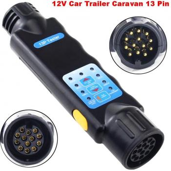 12V 13 Pin Car Trailer Circuit Tester Plug