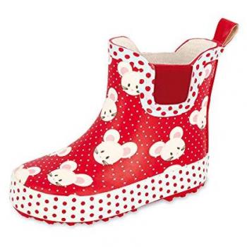 Beck Wasserdichte Gummistiefel Mäuschen Rot