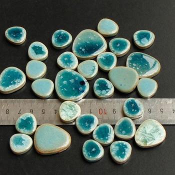 Mosaico de vidrio y cerámica con mármol, 100g, suministros para manualidades