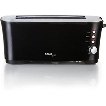 DOMO DO961T Large XL 2 Slice Toaster 1350 W Black Touch Cool DO961T