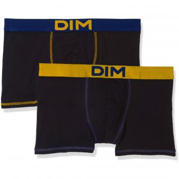 Boxer Dim Mix and Colors X2 Shorty Homme, Noir