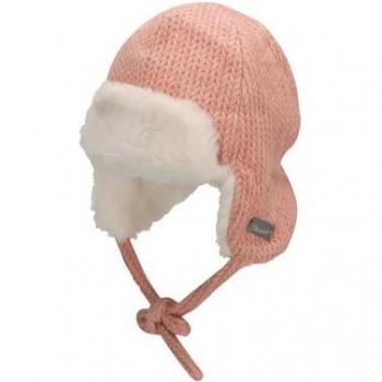 Casquette Aéronautique Rose en Tricot