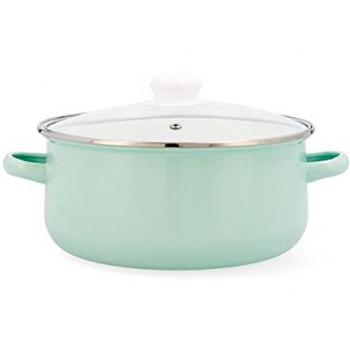Multicolor Cococo 24‑cm Metal Casserole – Bakelite, Fire‑Proof