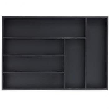 Organizer per Posate Relaxdays Nero