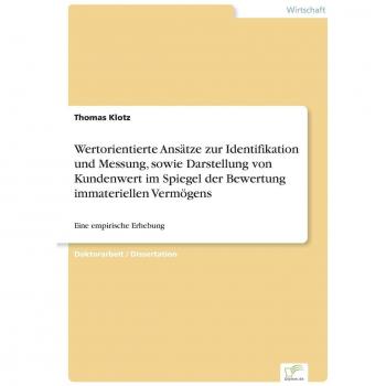 Wertorientierte Ansätze zur Identifikation und Messung, sowie Darstellung von Kundenwert im Spiegel der Bewertung immateriellen Vermögens: Eine empirische Erhebung