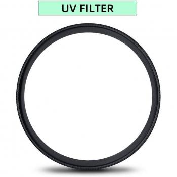 49mm Circular Polarizer Filter for Canon 15-45mm f/3.5-6.3 Lens