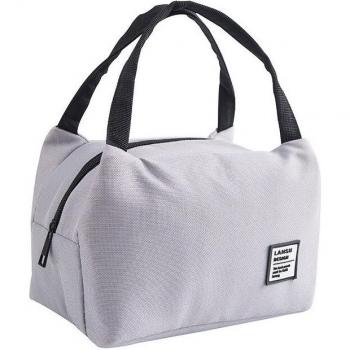 Isolierte Lunchbox mit Reißverschluss und Aluminiumfolie