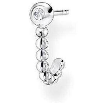 Damen-Kugeln-Ohrstecker in 925 Silber – Thomas Sabo H2160‑051‑14, Weiß