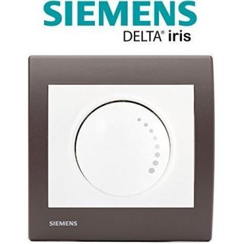 Delta Iris Variateur 500W Blanc avec Plaque Soft Marron