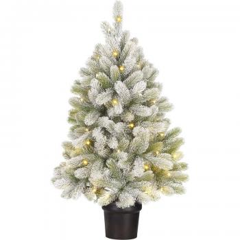 Arbre de Noël en Pot Nigata avec Lumières LED