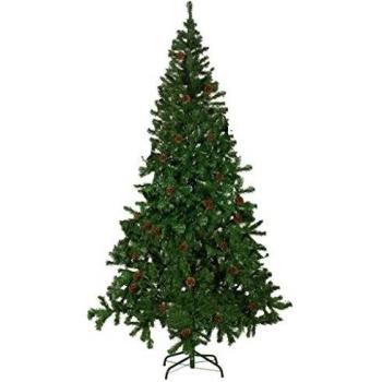 VidaXL Artificial Christmas Tree with Pinecones 7 ft