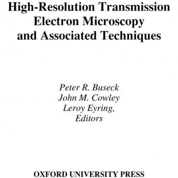 Vitalsource Technologies, Inc. High-resolution Transmission Electron Microscopy: And Associated Techni