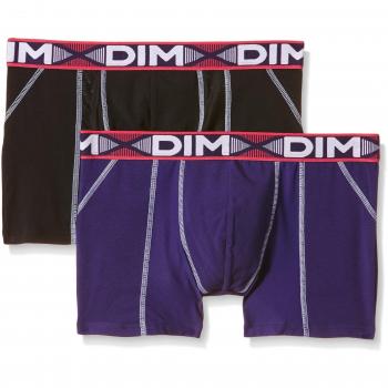 Bóxer DIM 3D Flex Air Power, Noir / Violet Auburn, 3 M/48/M