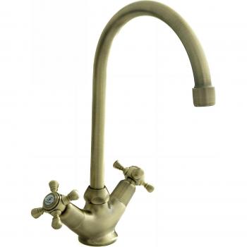 Fregadero With2 Antigona Bronce: Mezclador Eco y Potente