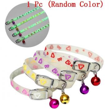 Collier Lumineux avec Cloches pour Animaux de Compagnie
