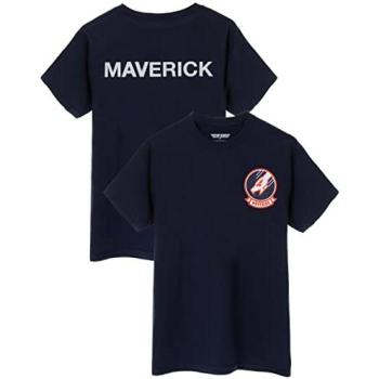 TOP GUN Men's Adult Navy T-Shirt, Short Sleeves – L