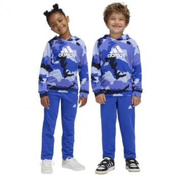 Tuta Adidas Essentials con stampa all-over per bambini 4-5 anni