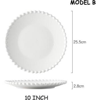 Assiette à dessert en céramique