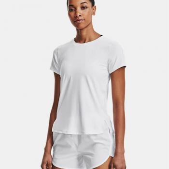 Under Armour UA Iso-Chill Run Laser T‑Shirt – Weiß / Größe S