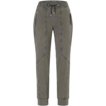 MAC Damenhose mit Ziernähten in Khaki