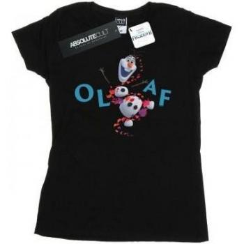 Frozen 2 Olaf Leaf Jump Graphic Tee – Cotton, Size XL, White