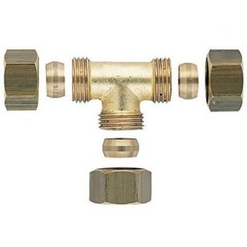 T‑biconico con diametro 22 mm