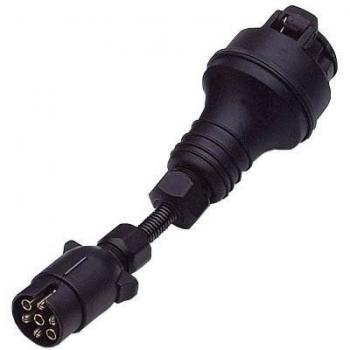 Anhängerstecker Adapter von ISO 1724 auf DIN 13 polig