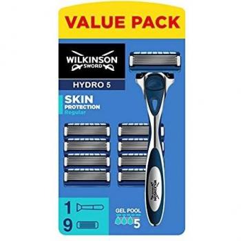 Wilkinson Sword Hydro5 Skin Protection Regular Rasierklingen + Rasierer OVP