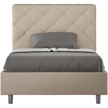 Cama Individual con Almacenaje 100x190 Gris
