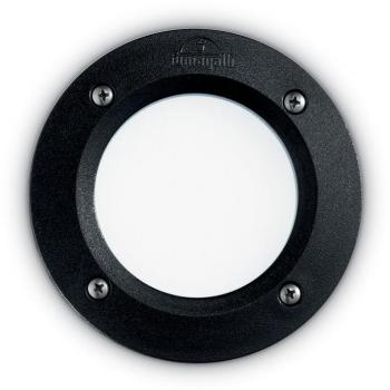 Spot LED encastré noir LETI 1 ampoule en résine