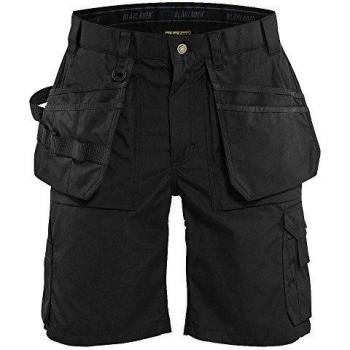Pantaloncini Blaklader in policotone artigiano Nero Taglia 50