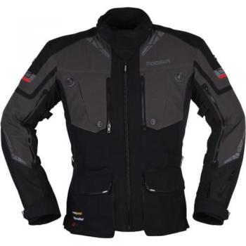 Modeka Panamericana II Textiljacke Schwarz / Dunkelgrau S
