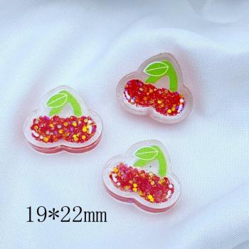 10Pcs Kawaii Cute Fruit Resin Flat Back Decorations for Jewelry Making