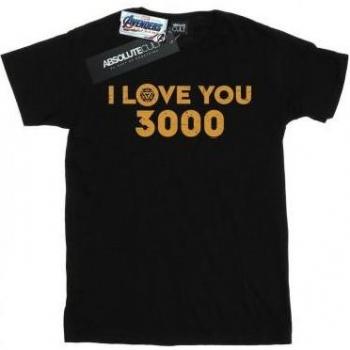 Camiseta infantil Marvel Avengers Endgame I Love You 3000 blanca