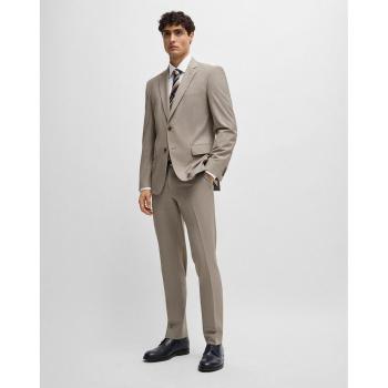 BOSS Black Herren Anzug Slim Fit in Braun 50